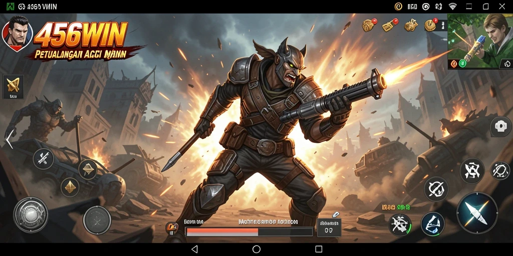 Tampilan gameplay mendebarkan di 456WIN dengan aksi seru.