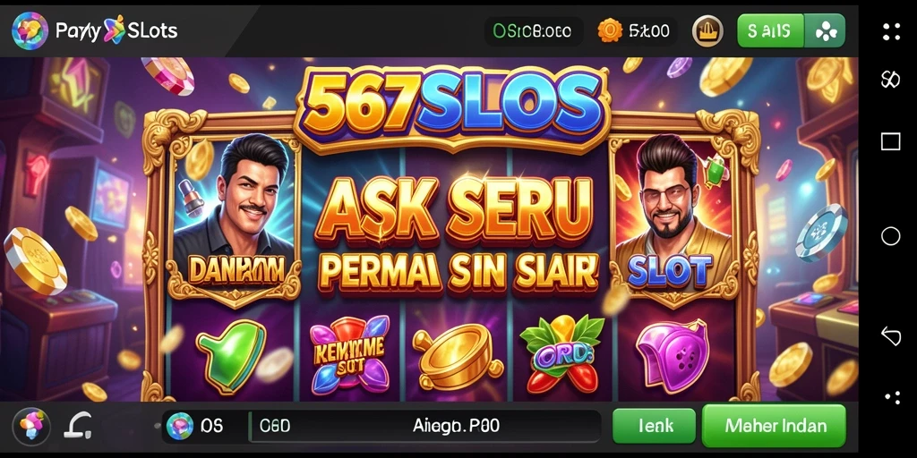 Tampilan gameplay seru dan aksi dalam 567SLOTS.