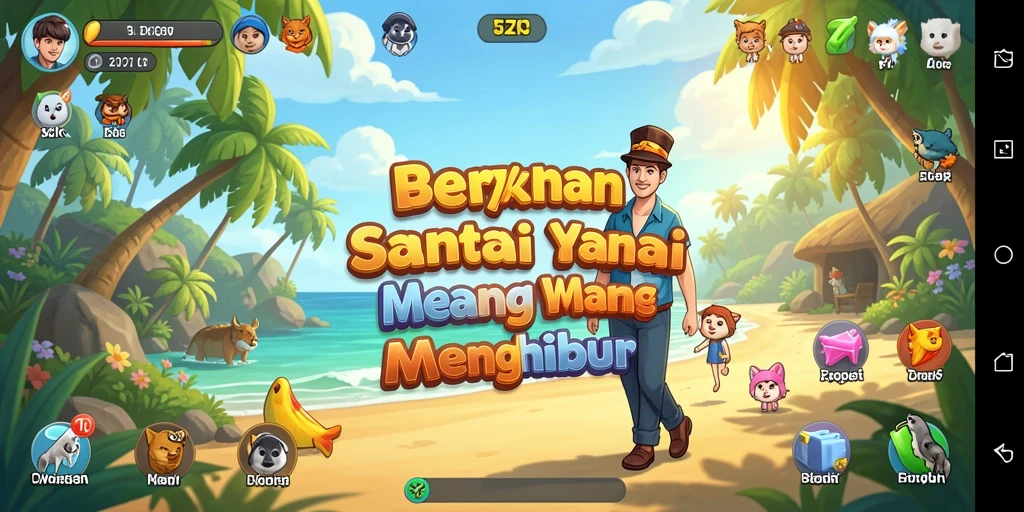 Tampilan gameplay <strong>5ZK</strong> yang menyenangkan dan cerah.