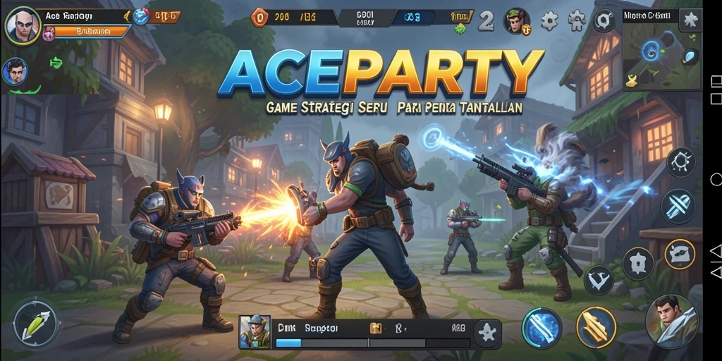 Gameplay seru ACEPARTY dengan strategi yang mendebarkan.