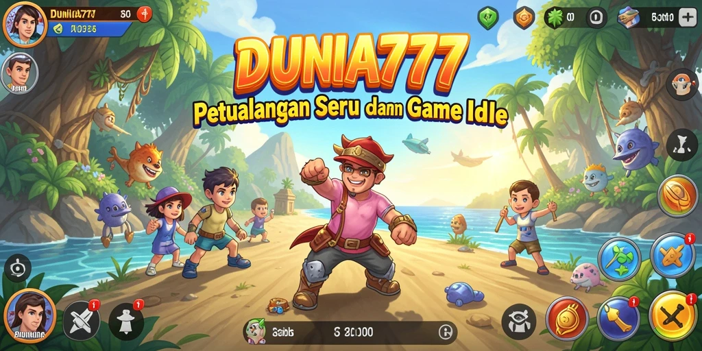 Screenshot gameplay DUNIA777 dengan mekanisme Idle yang menarik.