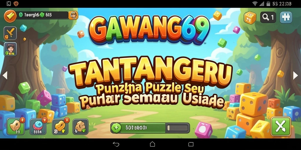 Tampilan gameplay GAWANG69 yang menantang dengan puzzle menarik.