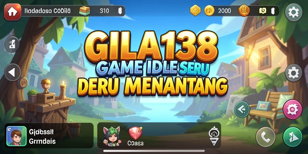Screenshot gameplay GILA138 memperlihatkan karakter yang sedang berkembang dalam game Idle.