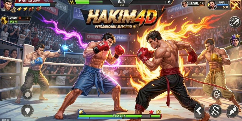 Gameplay HAKIM4D yang menegangkan dan penuh aksi.