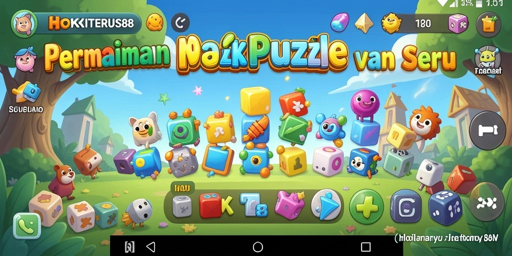 Screenshot HOKITERUS88 menampilkan gameplay puzzle yang seru dan mengasyikkan.