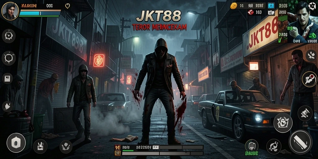 Gameplay JKT88 yang mencekam dengan suasana horror yang mendalam.