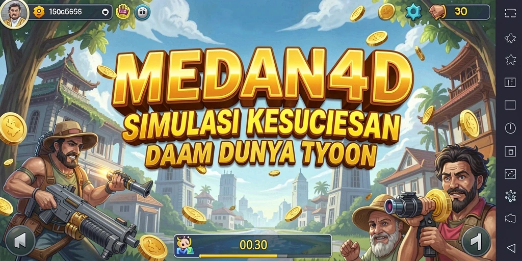 Tampilan menarik dari gameplay <strong>MEDAN4D</strong> yang penuh strategi Tycoon.