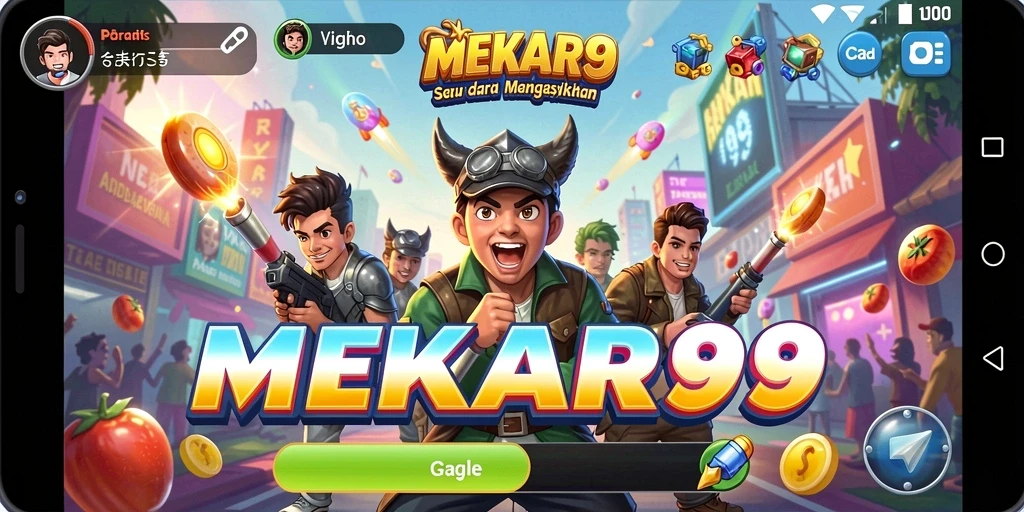 Screenshot gameplay MEKAR99 yang menampilkan aksi seru dan grafis menawan.