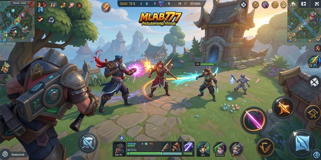 Tampilkan gameplay menegangkan dalam MLBB777 yang mengasyikkan.
