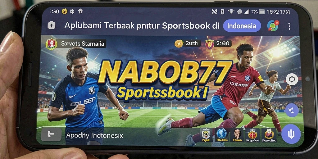 Tampilan antarmuka NABOB77 saat melakukan taruhan olahraga.