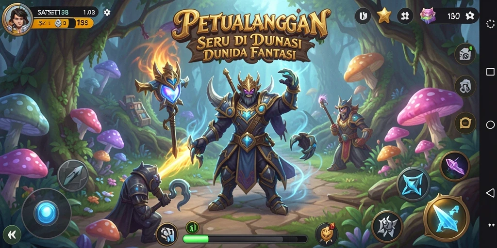Tangkapan layar menunjukkan aksi mendebarkan dalam SATSET138.