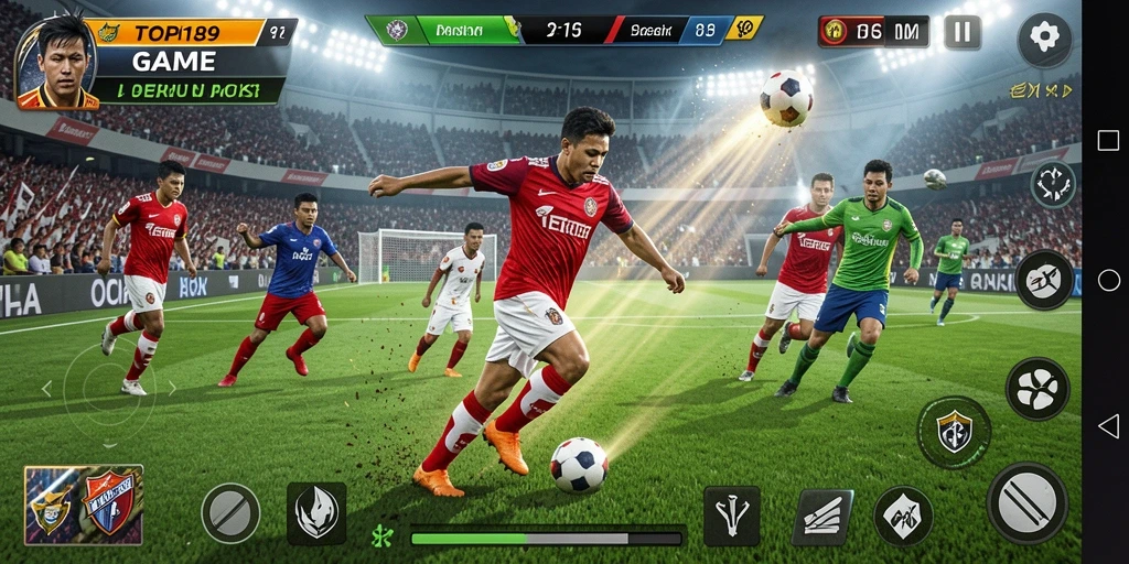 Gameplay seru di <strong>TOPI189</strong> dengan aksi sepak bola yang mendebarkan.